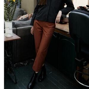 Kal Rieman Francoise Cigarette Pant in rust size small